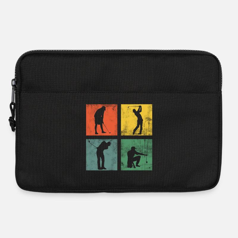Golfspieler Golfer Golf Golfen Geschenk - Laptoptasche 13" - Schwarz