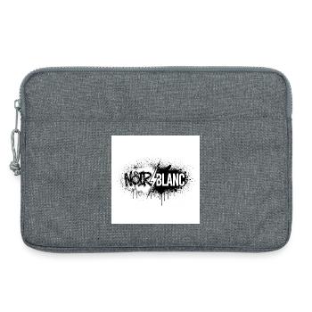 North White Graffiti Flash - Laptop bag 13" - heather grey - Front