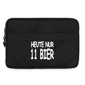Bier - Laptoptasche 13" - Schwarz - Vorne