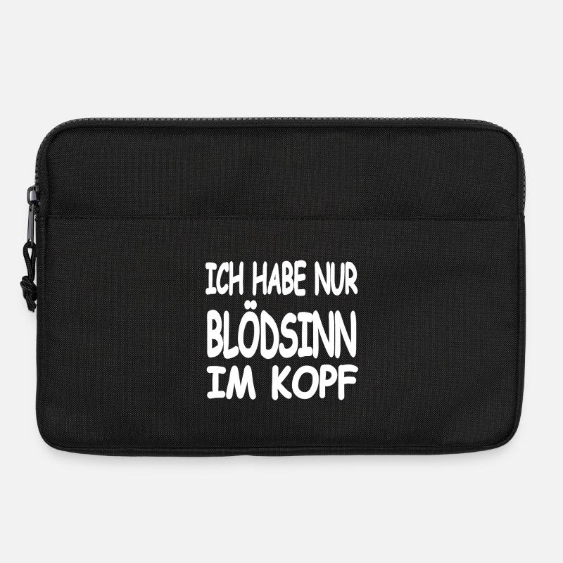 Blödsinn - Laptoptasche 13" - Schwarz