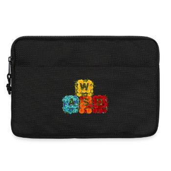 WASD Gaming Gamer Süß Niedlich Geschenk - Laptoptasche 13" - Schwarz - Vorne
