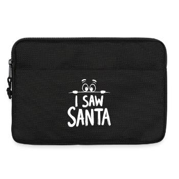 J’ai vu le Père Noël - Sacoche pour ordinateur portable 13 pouces - noir - Devant