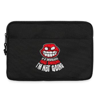 If It Involves Fake Smiling I'm Not Going Spruch - Laptoptasche 13" - Schwarz - Vorne