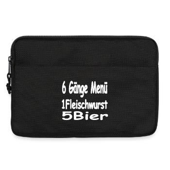 Bière - Sacoche pour ordinateur portable 13 pouces - noir - Devant