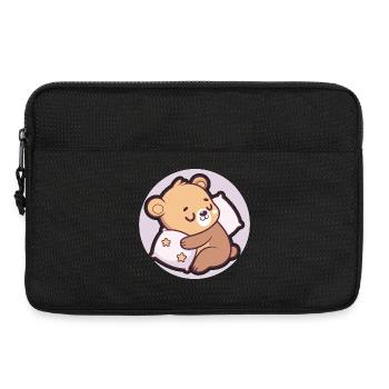 Ourson Doux Rêverie - Sacoche pour ordinateur portable 13 pouces - noir - Devant