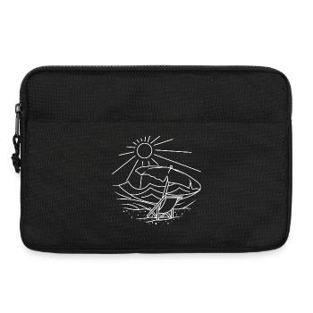 Vacances Sunrise Island Beach - Sacoche pour ordinateur portable 13 pouces - noir - Devant