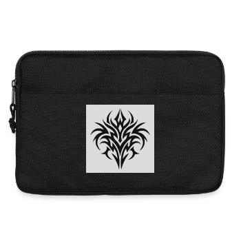 Tribal Ornament Siegel - Laptoptasche 13" - Schwarz - Vorne