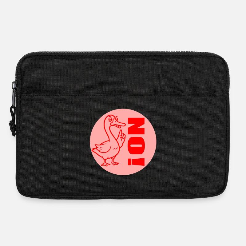 LUSTIGE GANS LEHRER NEIN - Laptoptasche 13" - Schwarz