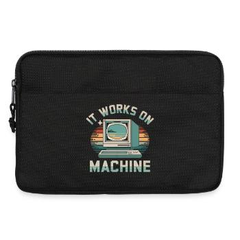 Programmierer Humor - Laptoptasche 13" - Schwarz - Vorne