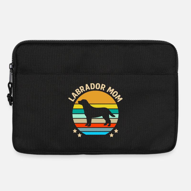 Labrador Mom - Laptoptasche 13" - Schwarz