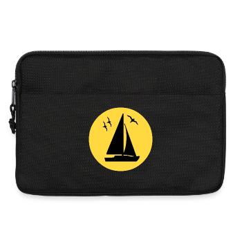 Segeln - Laptoptasche 13" - Schwarz - Vorne