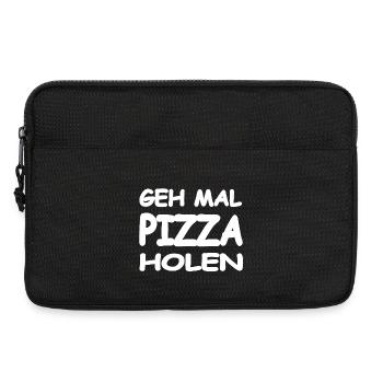 Pizza - Laptoptasche 13" - Schwarz - Vorne