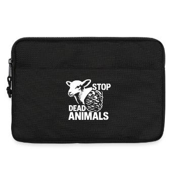 Bien-être animal | Arrêter les animaux morts mouton graphique - Sacoche pour ordinateur portable 13 pouces - noir - Devant