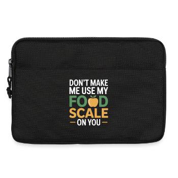Professionelle Ernährungsberaterin Präzisionsmessung - Laptoptasche 13" - Schwarz - Vorne