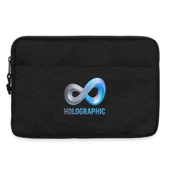 Holographic Infinity Loop - Laptop bag 13" - black - Front