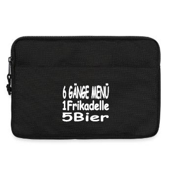 Bier - Laptoptasche 13" - Schwarz - Vorne