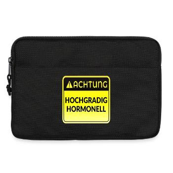 ACHTUNG HORMONE WECHSELJAHRE - Laptoptasche 13" - Schwarz - Vorne