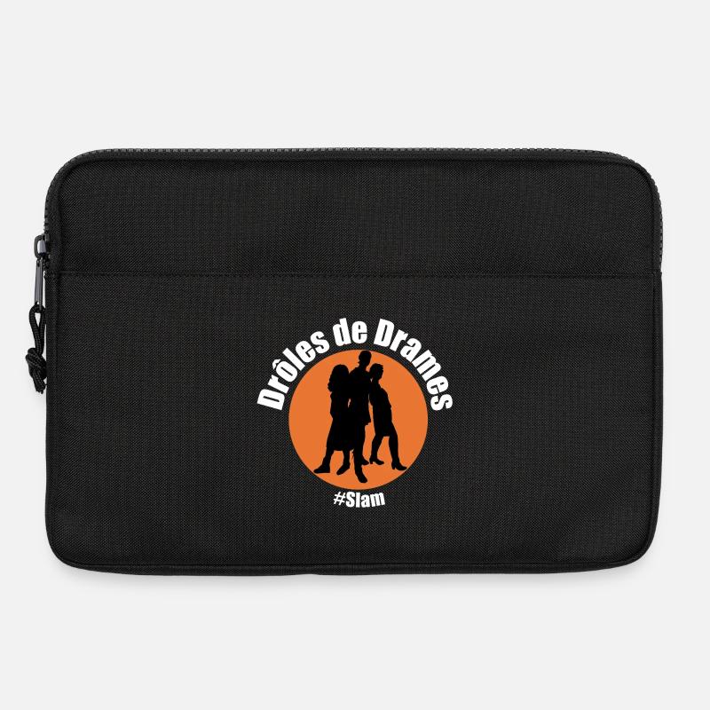 Lustige Slam-Dramen - Laptoptasche 13" - Schwarz