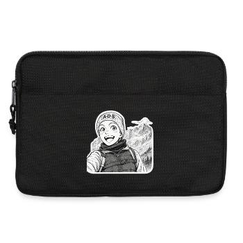 ADS Manga Abenteuer in den Bergen - Laptoptasche 13" - Schwarz - Vorne