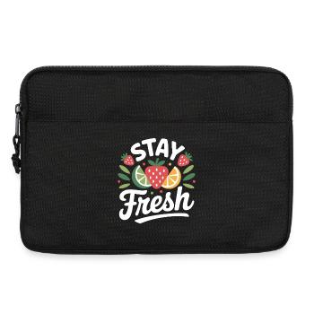Reste tranquille - Sacoche pour ordinateur portable 13 pouces - noir - Devant