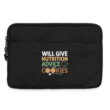 Professional Registered Dietitian Expert Counselor - Laptop bag 13" - black - Front