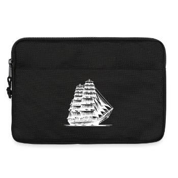 Un navire à voile vintage rêve de pure nostalgie - Sacoche pour ordinateur portable 13 pouces - noir - Devant