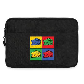 Cheese Pop Art Popart Cheese Piece Cheese Corner - Laptop bag 13" - black - Front