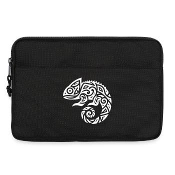 Déguisement de tatouage caméléon - Sacoche pour ordinateur portable 13 pouces - noir - Devant