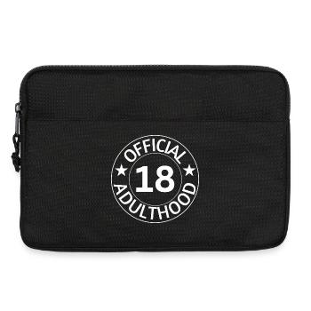 Official Adulthood 18 – Statement Design - Laptoptasche 13" - Schwarz - Vorne