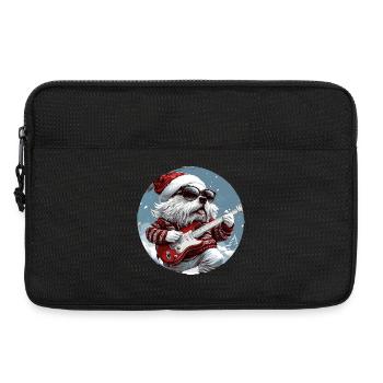 Kangal Hund Weihnachten Gitarre - Laptoptasche 13" - Schwarz - Vorne