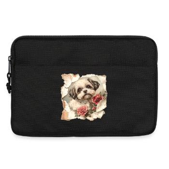 Shih Tzu - Laptoptasche 13" - Schwarz - Vorne