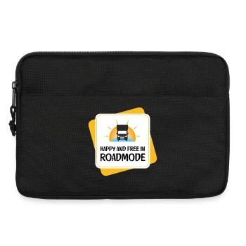 Happy and Free in Roadmode – Camper - Laptoptasche 13" - Schwarz - Vorne