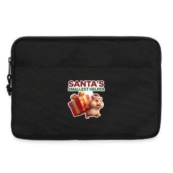 Santas Kleinster Helfer Hamster - Laptoptasche 13" - Schwarz - Vorne