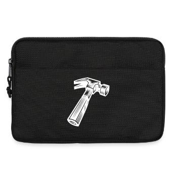 Ich hab einen Hammer und weiß ihn zu benutzen - Laptoptasche 13" - Schwarz - Vorne