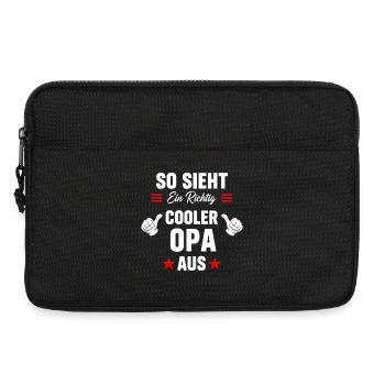 This is what a really cool grandpa looks like - Laptop bag 13" - black - Front