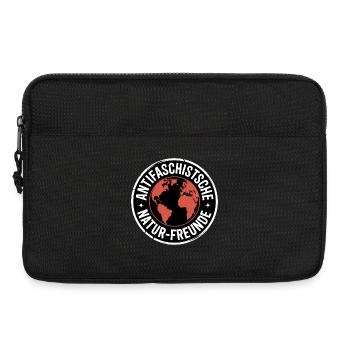 Anti-Fascist Nature Friends - Against the Right - Laptop bag 13" - black - Front