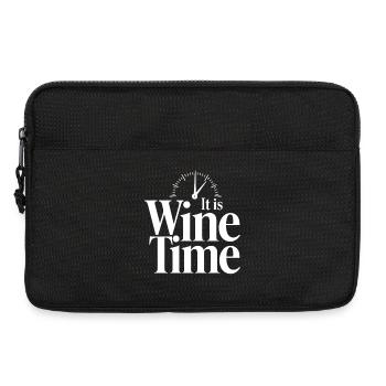 It is Wine Time Funny Wine Saying - Laptop bag 13" - black - Front