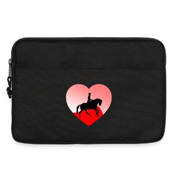 horses - Laptop bag 13" - black - Front