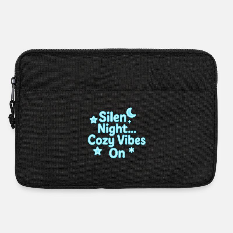 Silen Night Neon Cozy Vibes - Laptop bag 13" - black