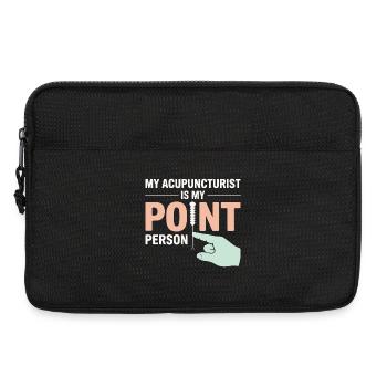 Licensed TCM Practitioner Expert Health Consultant - Laptop bag 13" - black - Front