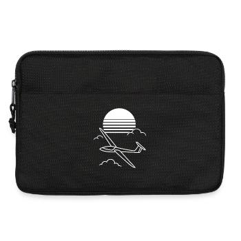 Segelflug am Sonnenuntergang - Laptoptasche 13" - Schwarz - Vorne
