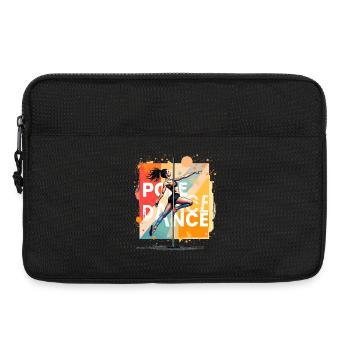 Pole Dance Poledancerin edel akrobatisch Geschenk - Laptoptasche 13" - Schwarz - Vorne