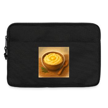 Kartoffelpüree - Laptoptasche 13" - Schwarz - Vorne