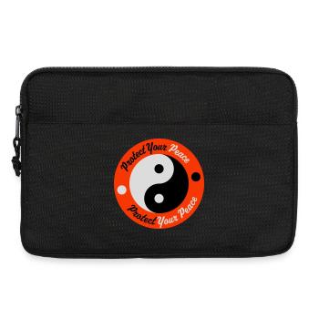 Protégez votre paix Santé mentale Pleine conscience - Sacoche pour ordinateur portable 13 pouces - noir - Devant