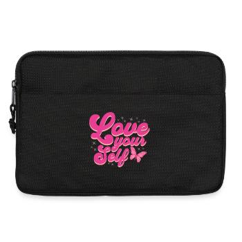 Love your Self Liebe Dich selber - Laptoptasche 13" - Schwarz - Vorne