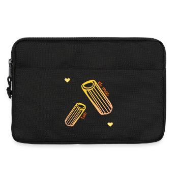 Pasta Relationship Love - Laptop bag 13" - black - Front