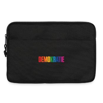 Démocratie - Logo de la fierté cool - Sacoche pour ordinateur portable 13 pouces - noir - Devant