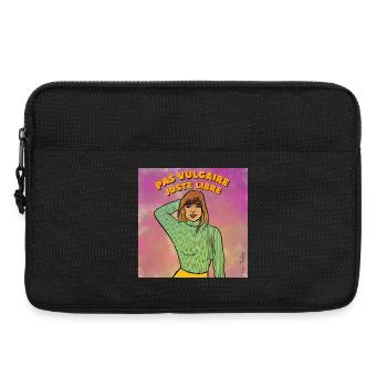Pas vulgaire juste libre  - Sacoche pour ordinateur portable 13 pouces - noir - Devant