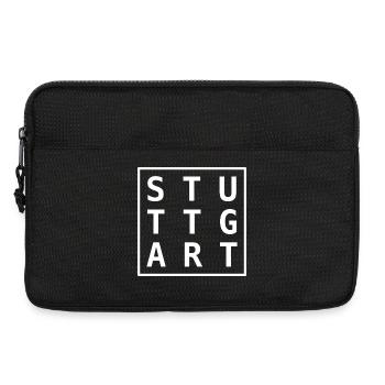 T-shirt souvenir de Stuttgart, produits dérivés élégants de la ville - Sacoche pour ordinateur portable 13 pouces - noir - Devant