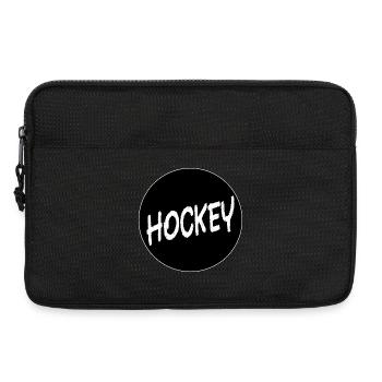 Joueur de hockey - Sacoche pour ordinateur portable 13 pouces - noir - Devant